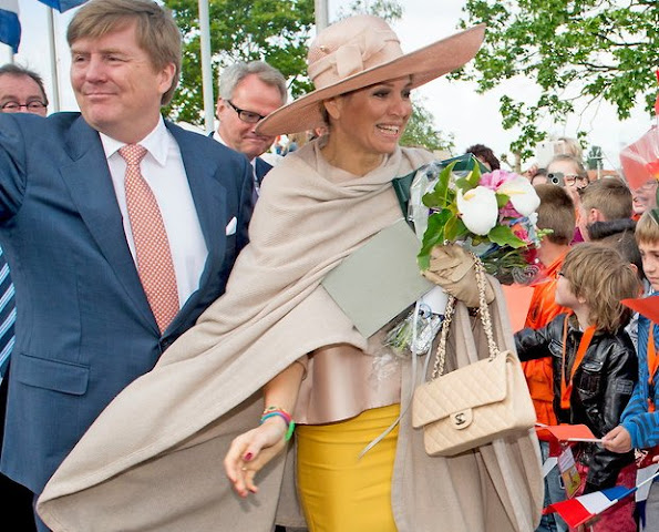 King Willem-Alexander of The Netherlands and Queen Maxima of The Netherlands visited the Zeeland Vlaanderen region