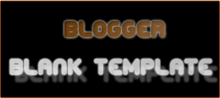 blank blogger template