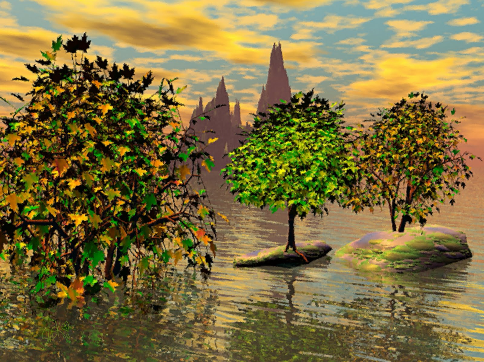 Oil Paintings Of Trees