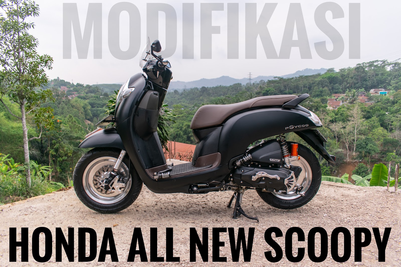 Modifikasi Honda All New Scoopy 2017 Psycoo Dirasapblog