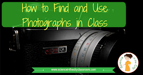 Tips for places to find photographs for classroom use, as well as ideas for project and classroom uses