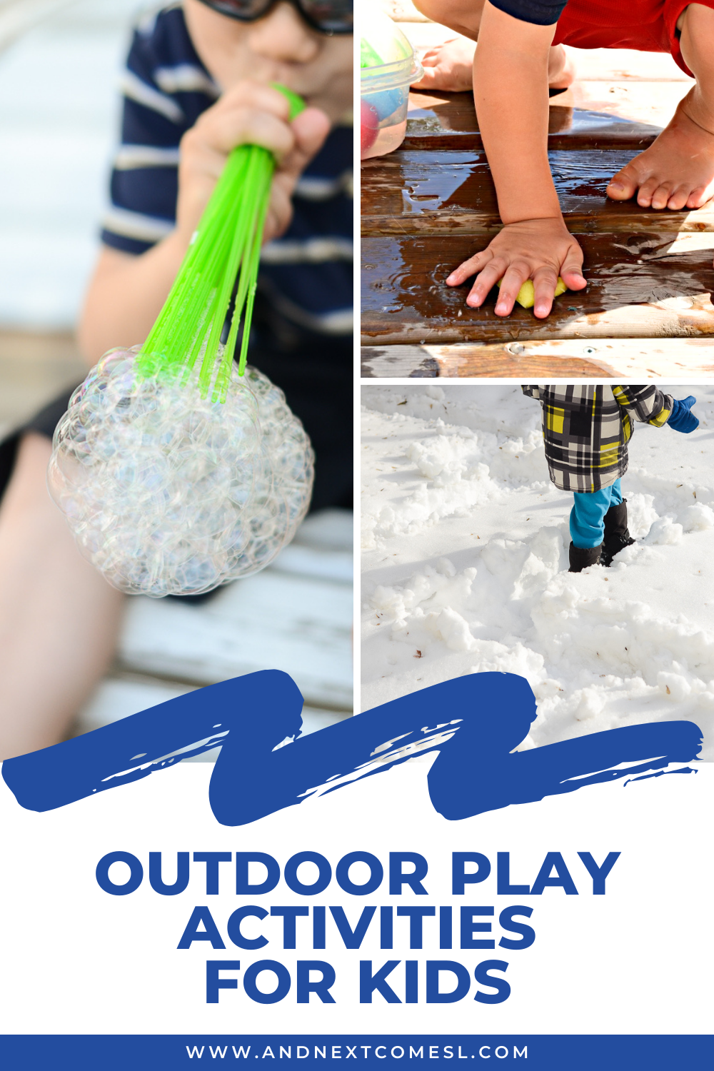 Outdoor play activities for kids with ideas for all seasons