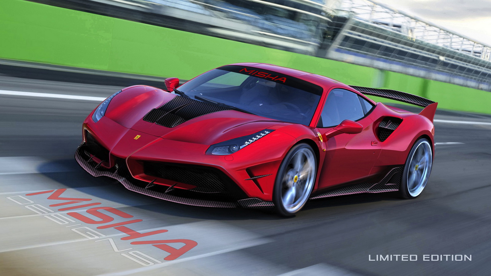 Misha Designs Ciptakan Body Kits Untuk Ferrari 488