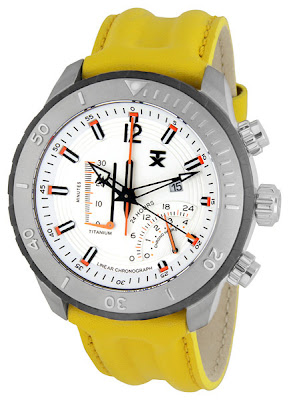 Titanium  Linear Chronograph Deal - TX 800 Series GMT Dual-Time Zone Mens Watch T3C320
