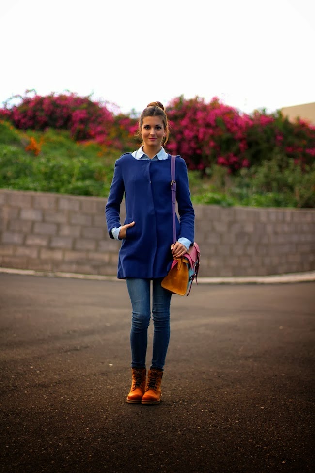  denim blouse