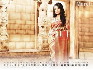 Trisha Desktop Calendar 2011