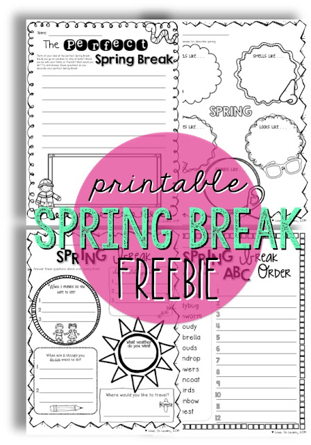 https://www.teacherspayteachers.com/Product/Spring-Break-Mini-Pack-of-Fun-Activities-215566