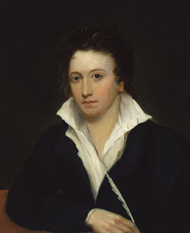 Retrato de Percy Bysshe Shelley, de Alfred Clint (1829)