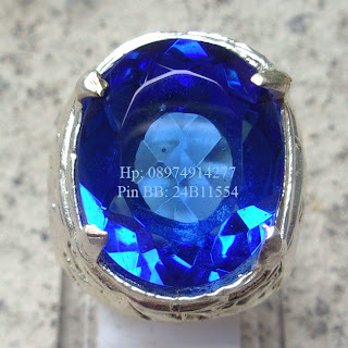 Jual Batu Permata, Cincin Blue Obsidian, Batu Obsidian, Blue obsidian