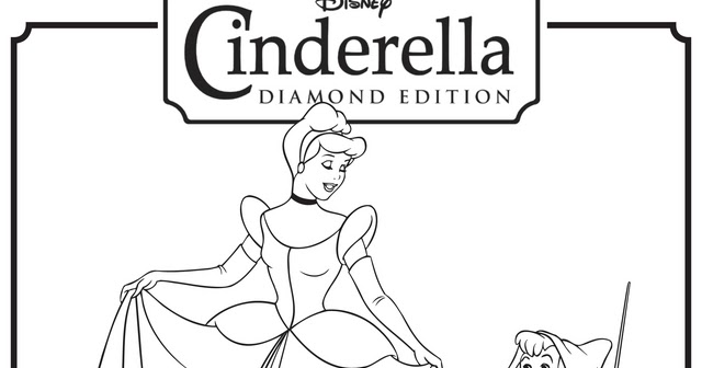 kids page fairy godmother cinderella  coloring pages