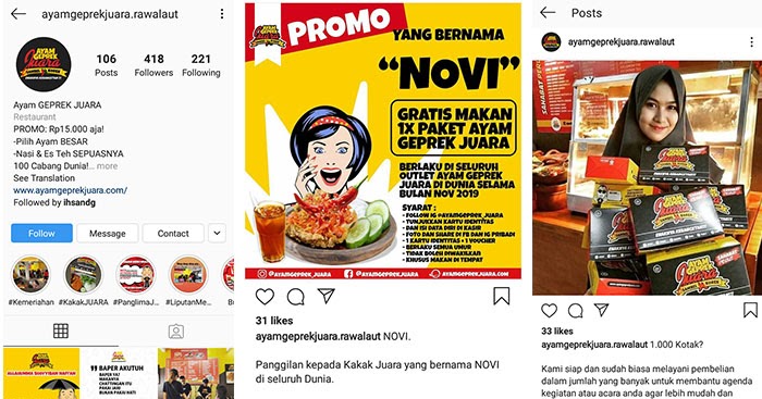 Contoh Kata Kata Promosi Ayam Geprek Yang Menarik