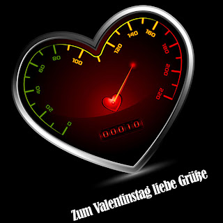 Herzgruss zum Valentinstag Bild