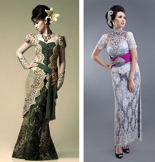 model baju kebaya brokat