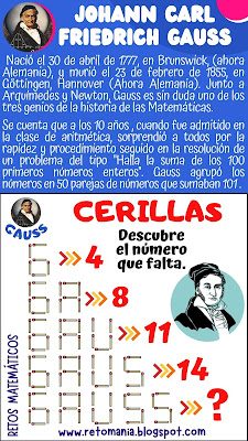 Grandes matemáticos, Matemáticos, Genios matemáticos, Desafío matemático, Reto matemático, Problema matemático, Pasatiempo, Gimnasia matemática, Juegos mentales, Juegos virales, Juegos matemáticos, Talleres matemáticos, Juego de letras, Juego de cerillas, Juego de palillos, Solo para Genios, Piensa rápido