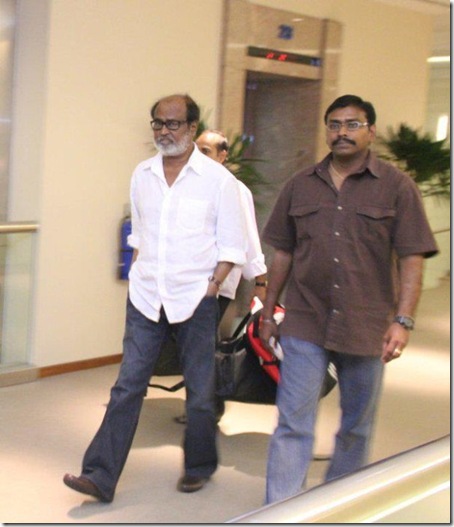 Rajinikanth in Singapore Hospital Photos
