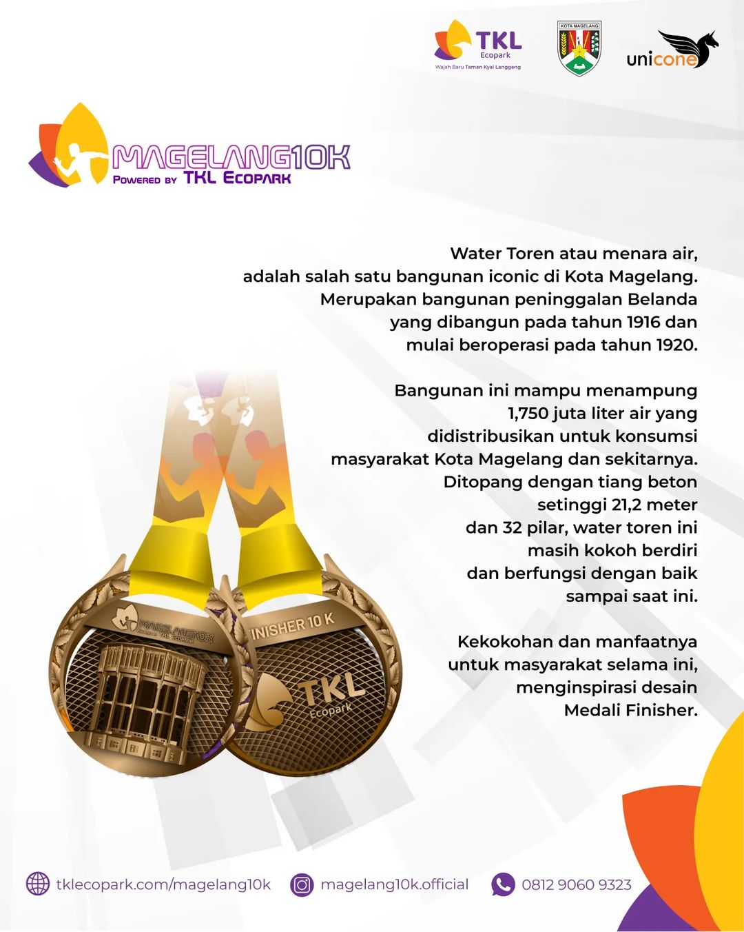 Medali 🔍 Magelang 10K • 2022 Medali Magelang 10K • 2022