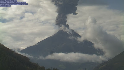 Volcán Tungurahua 11 de Abril de 2012