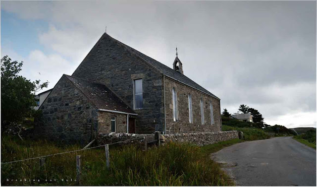 Village church in Coll Scotland