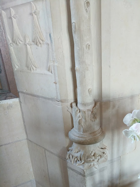 Carved window embrasure, Chateau Royal d'Amboise, Indre et Loire, France. Photo by Loire Valley Time Travel.