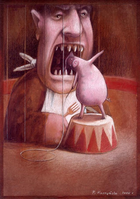 Satirical Art Drawings by Pawel Kuczynski Seen On lolpicturegallery.blogspot.com