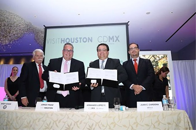 Se firma carta de intención para la promoción entre la CDMX y Houston