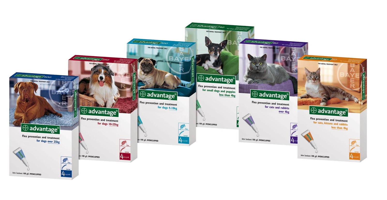 Advantage flea treatment for Dogs and Cats