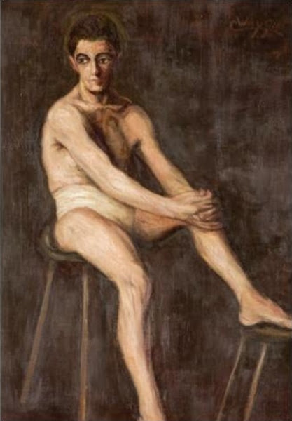 Hombre desnudo, 1928