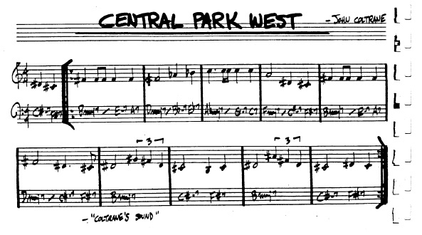 Partitura Armónica John Coltrane