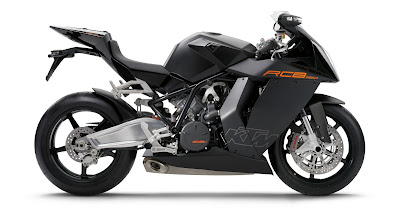 2010 KTM 1190 RC8 Black Color