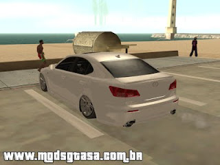 Lexus IS F 2009 Tuning para grand theft auto