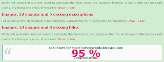 seo score versi chkme