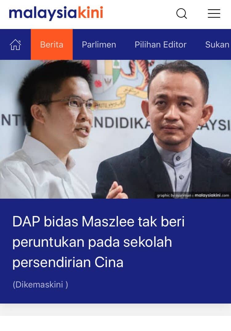 Cepat Betul Kau Berubah Dr Maszlee Malik!