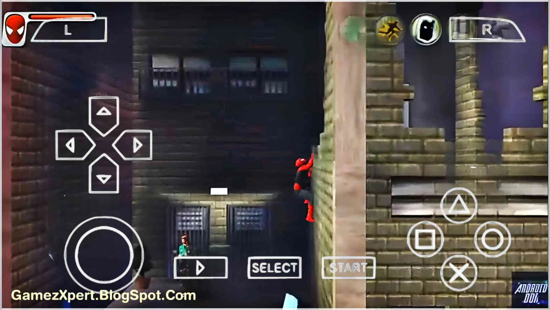 Spider-Man: Web of Shadows PSP/PPSSPP ISO Highly Compressed 144MB
