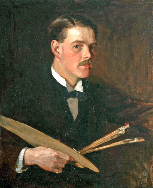 Philip Wilson Steer, Self Portrait, Portraits of Painters, Philip Wilson, Fine arts, Wilson Steer, Portraits of painters blog, Paintings of Philip Wilson, Painter Philip Wilson