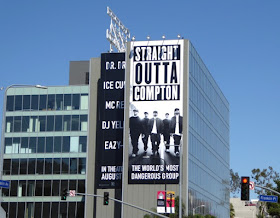 Giant Straight Outta Compton movie billboard