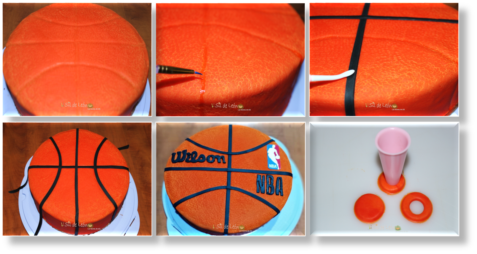 PASTEL BALONCESTO {FONDANT}