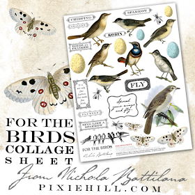 For the Birds Collage Sheet - Nichola Battilana
