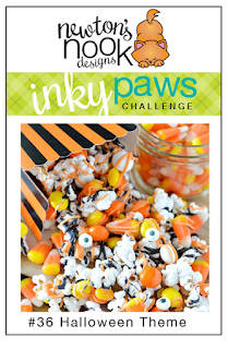 Inky Paws #36 Halloween Challenge | Newton's Nook Designs #newtonsnook