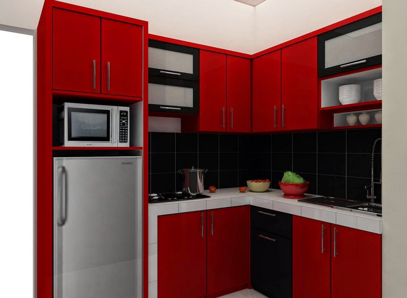Harga set dapur  minimalis mempunyai Buat Kitchen  Set Bandung 