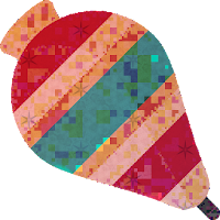 colorful Mexican trompo