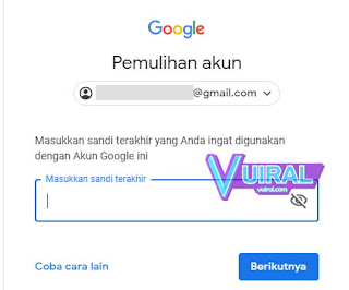 Cara Memulihkan Akun Google Lupa Sandi Dengan Nomor HP/Telepon 2