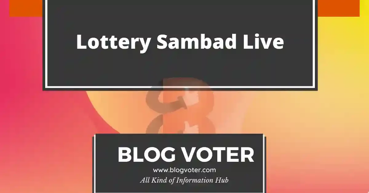 Lottery Sambad Live Draw