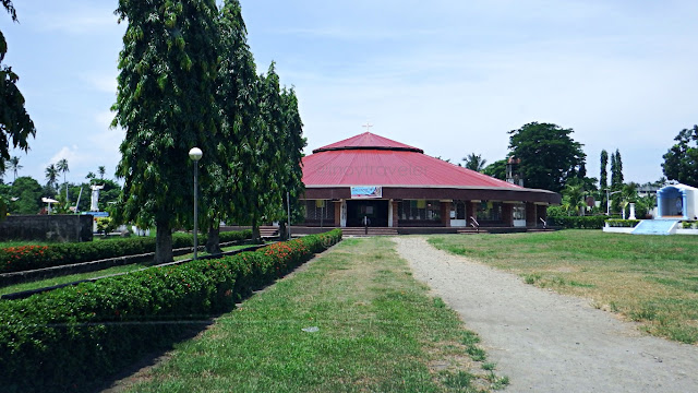 view of the church and compound at MacArthur Leyte