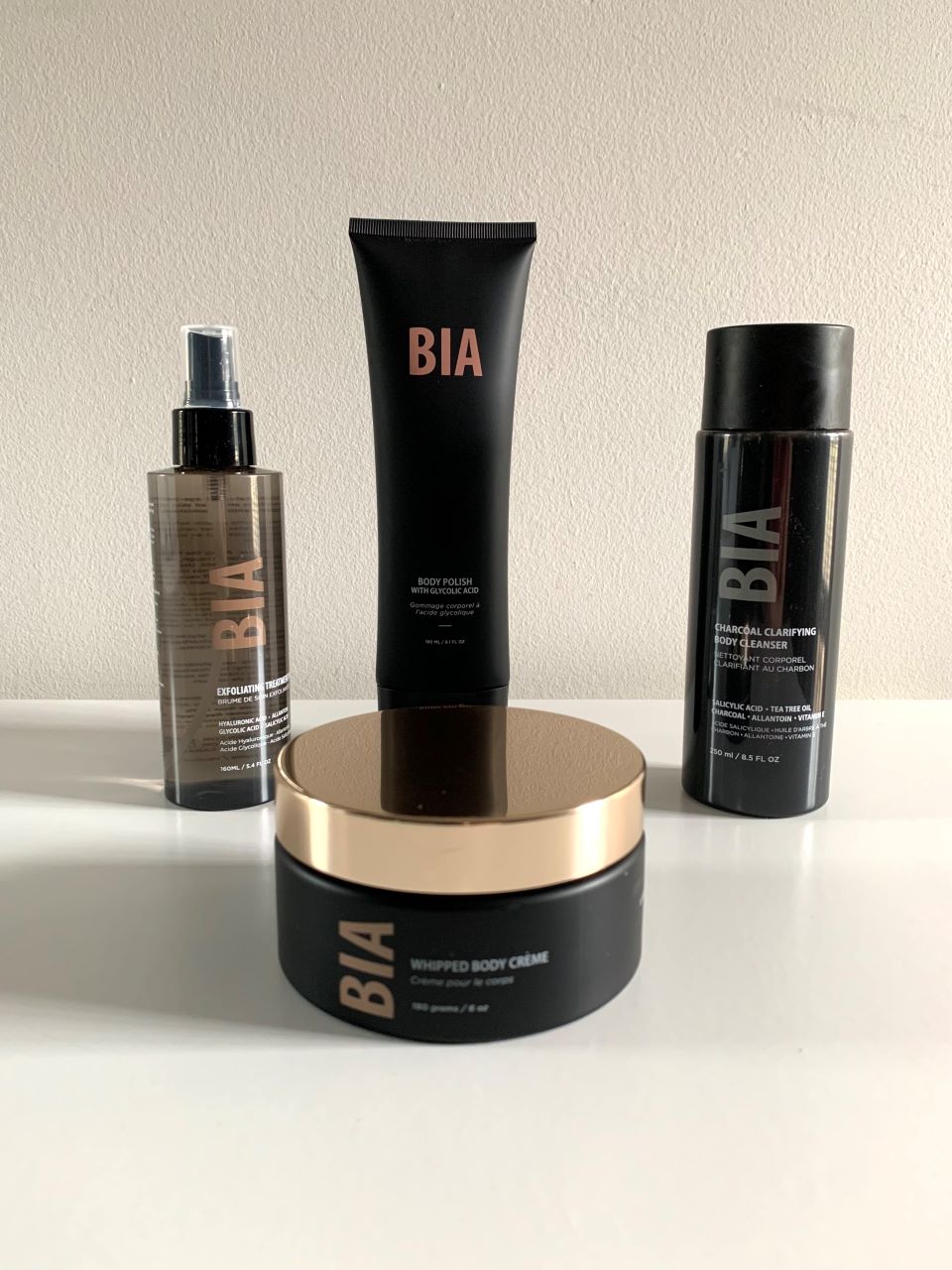 BIA Skin bath and body products