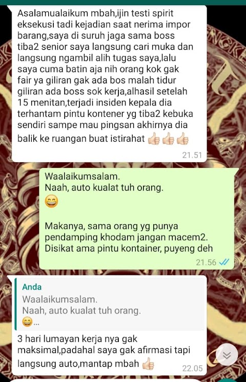 SERANGAN MAGIC SERINGKALI NUMPANG PADA SERANGAN FISIK