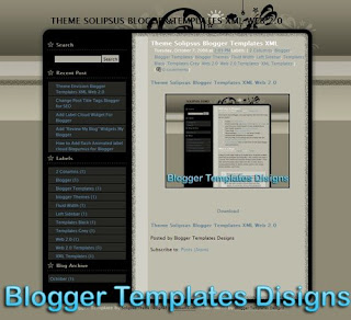 Theme Solipsus Blogger Templates XML Web 2.0