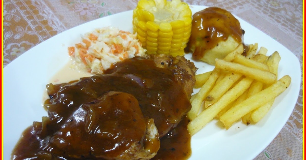 Resepi Sos Lada Hitam Chicken Chop Azie Kitchen - Jalan Kutai