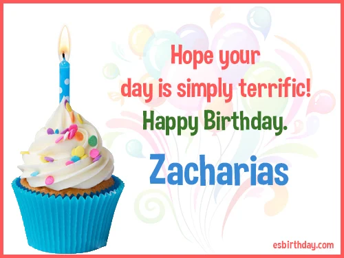 Zacharias Happy birthday