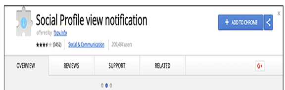 اضافة كروم  لمعرفة من يزور بروفيلك على الفيسبوك