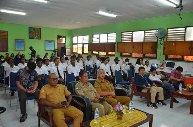 50 Angkatan Muda Kerja SMK Ikut Sertifikasi VSGA di Biak Numfor